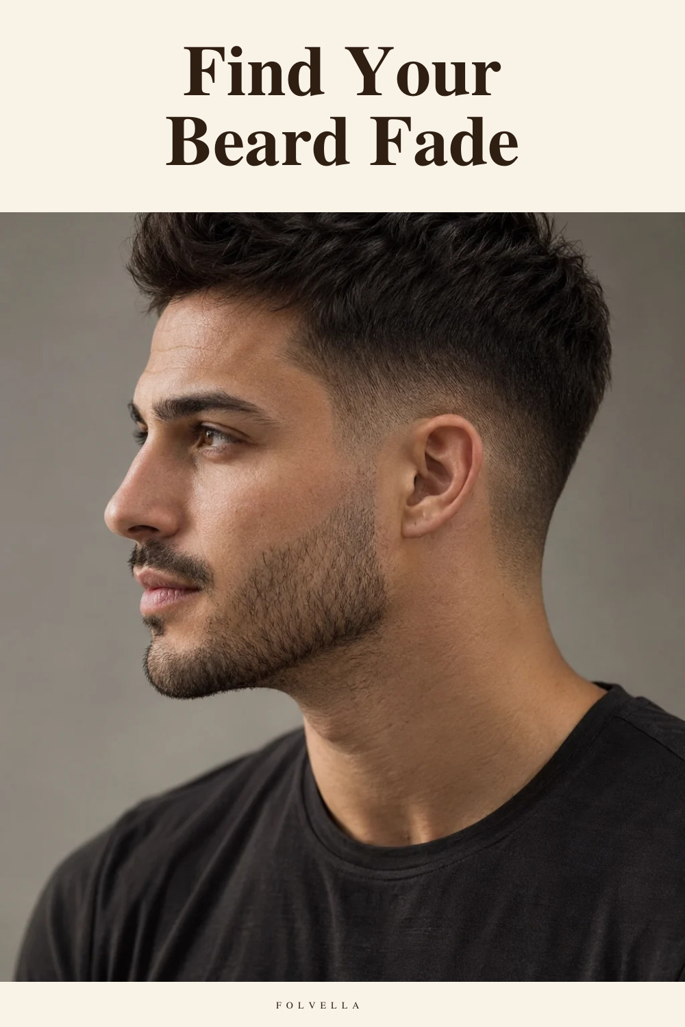 Find Your Beard Fade — original InspoMint illustration
