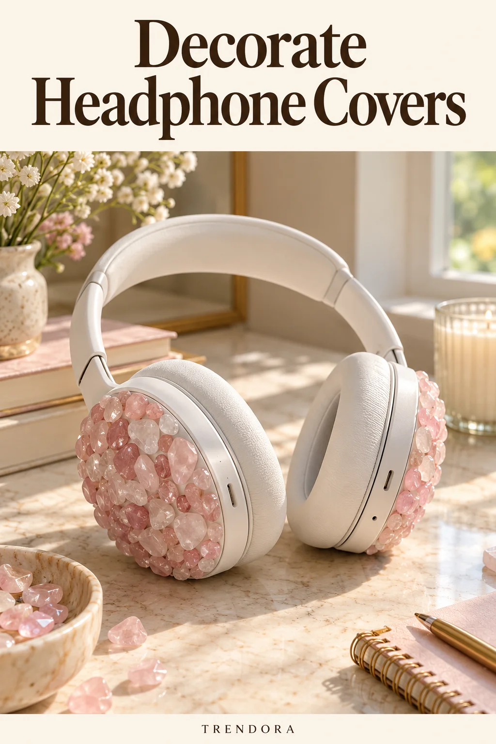 Decorate Headphone Covers — original InspoMint illustration