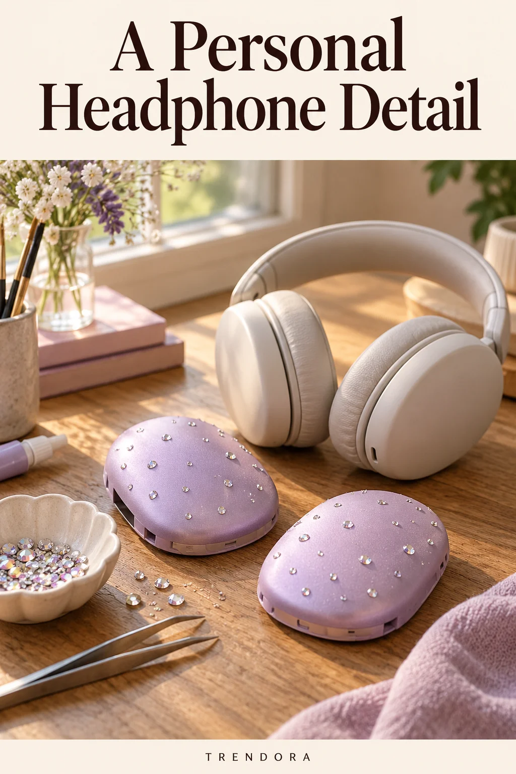 A Personal Headphone Detail — original InspoMint illustration