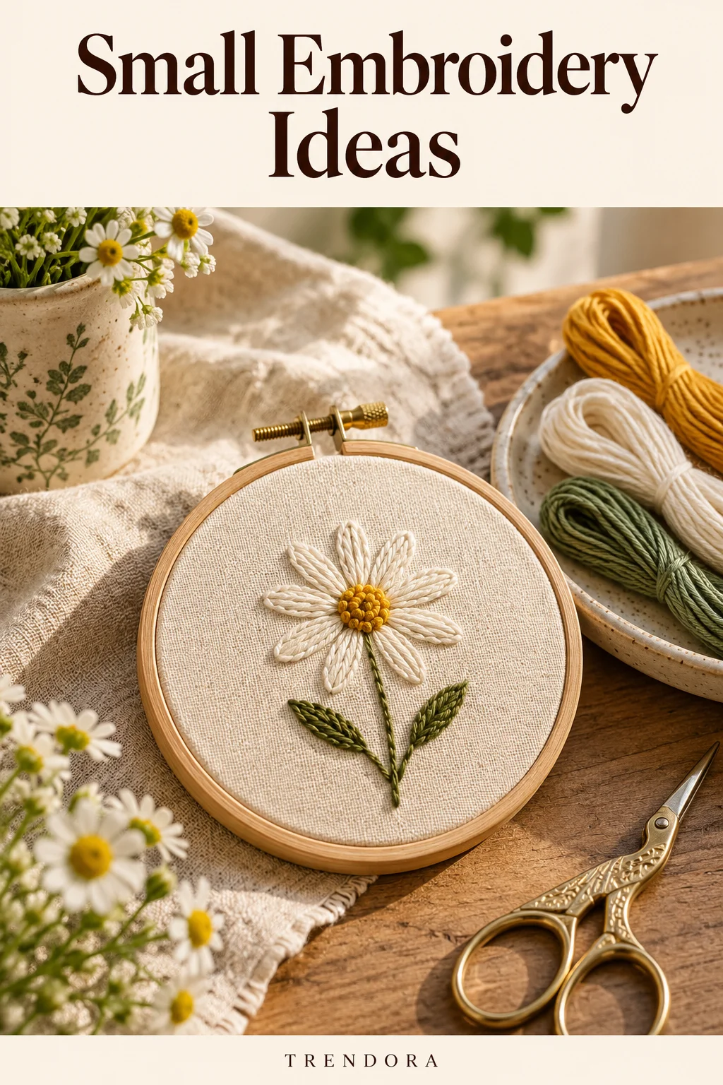 Small Embroidery Ideas — original InspoMint illustration