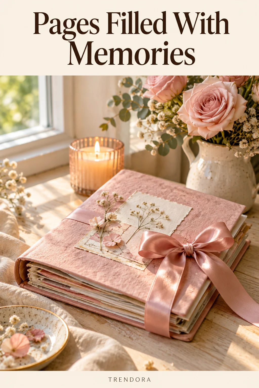 Pages Filled With Memories — original InspoMint illustration