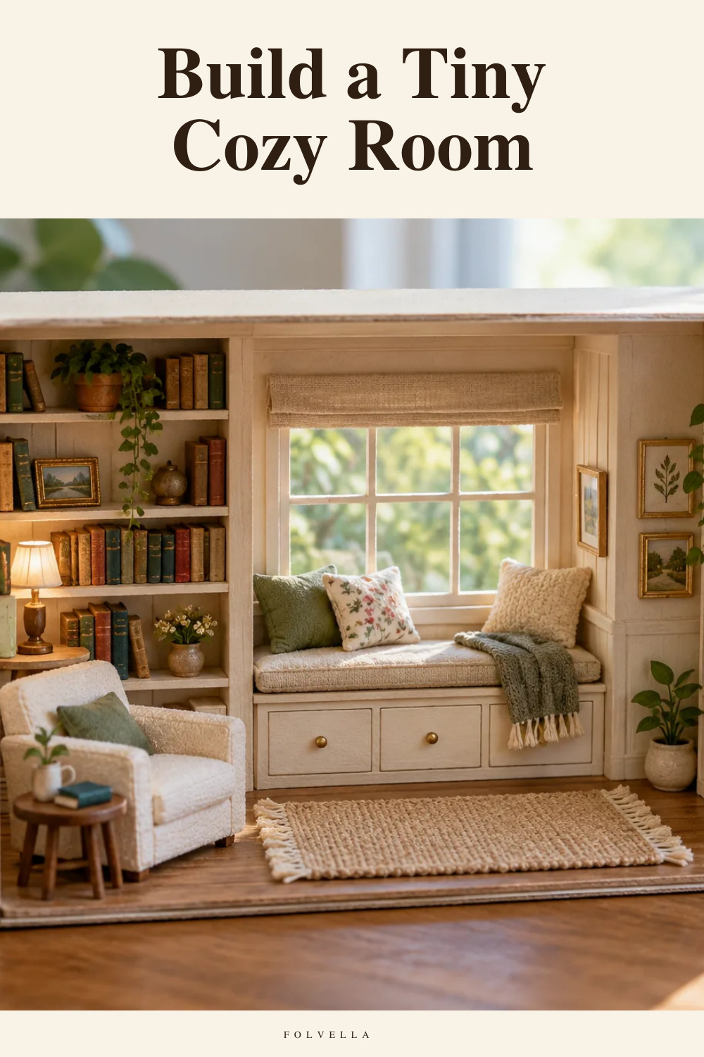 Build a Tiny Cozy Room — original InspoMint illustration