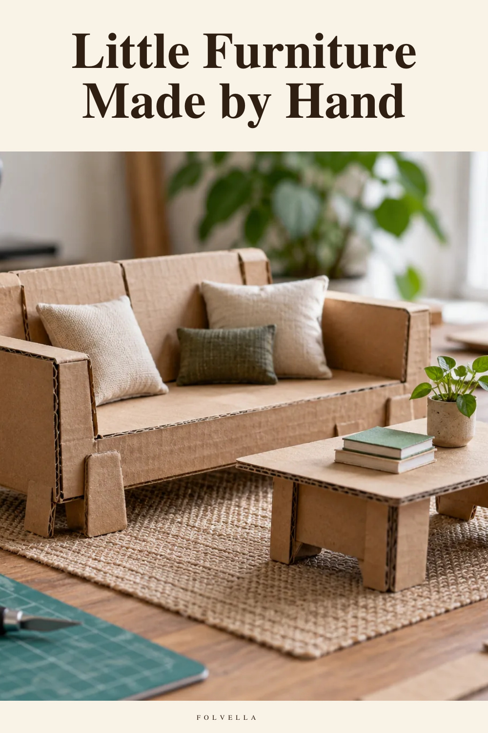 Little Furniture Made by Hand — original InspoMint illustration