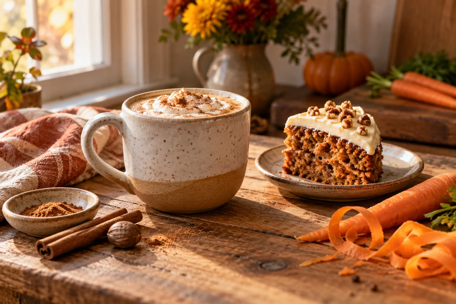 Carrot Cake Latte: A Warm Spiced Coffee Recipe