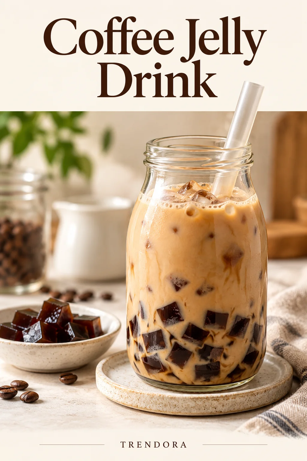 Coffee Jelly Drink — original InspoMint illustration