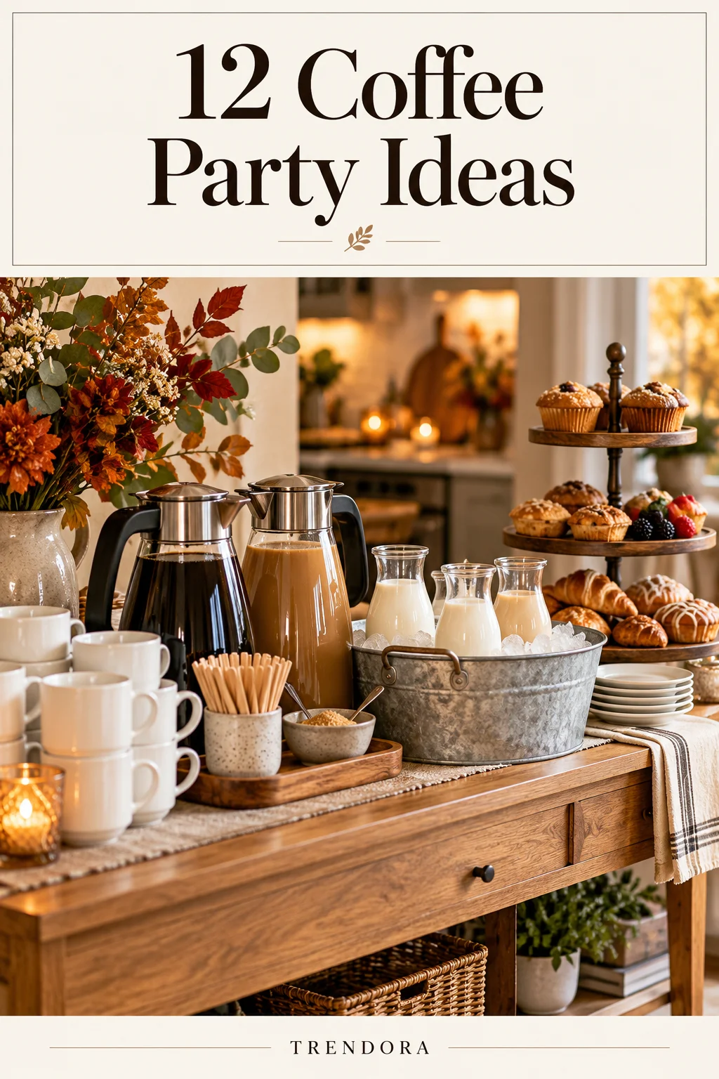 12 Coffee Party Ideas — original InspoMint illustration