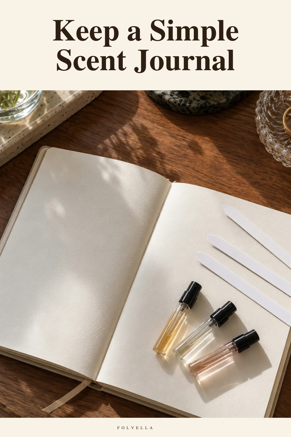 Keep a Simple Scent Journal — original InspoMint illustration