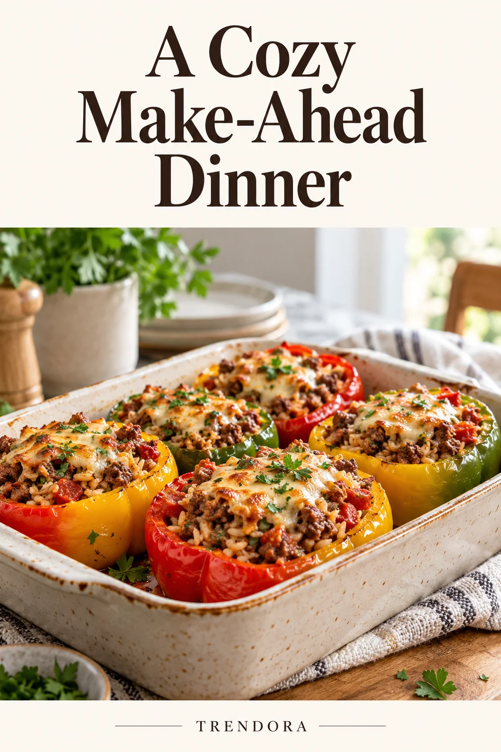 A Cozy Make-Ahead Dinner — original InspoMint illustration