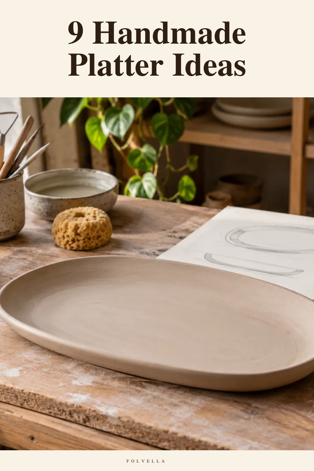 9 Handmade Platter Ideas — original InspoMint illustration