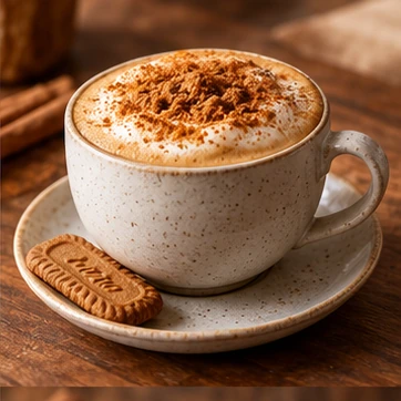 Build a Biscoff-style latte with cookie spice