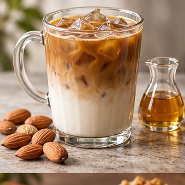 Keep one almond syrup for an easy nutty coffee
