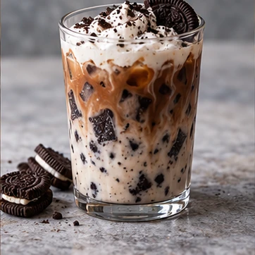 Make a cookies-and-cream coffee without overloading it