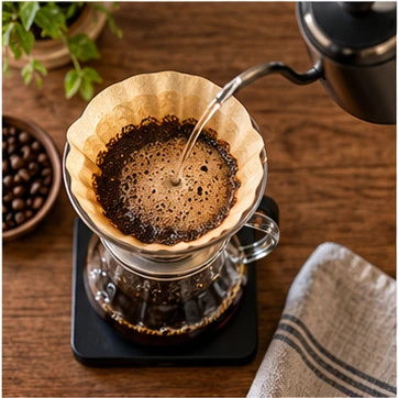 Make the brewing process part of the aesthetic