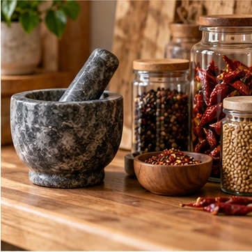Keep a mortar and pestle within easy reach