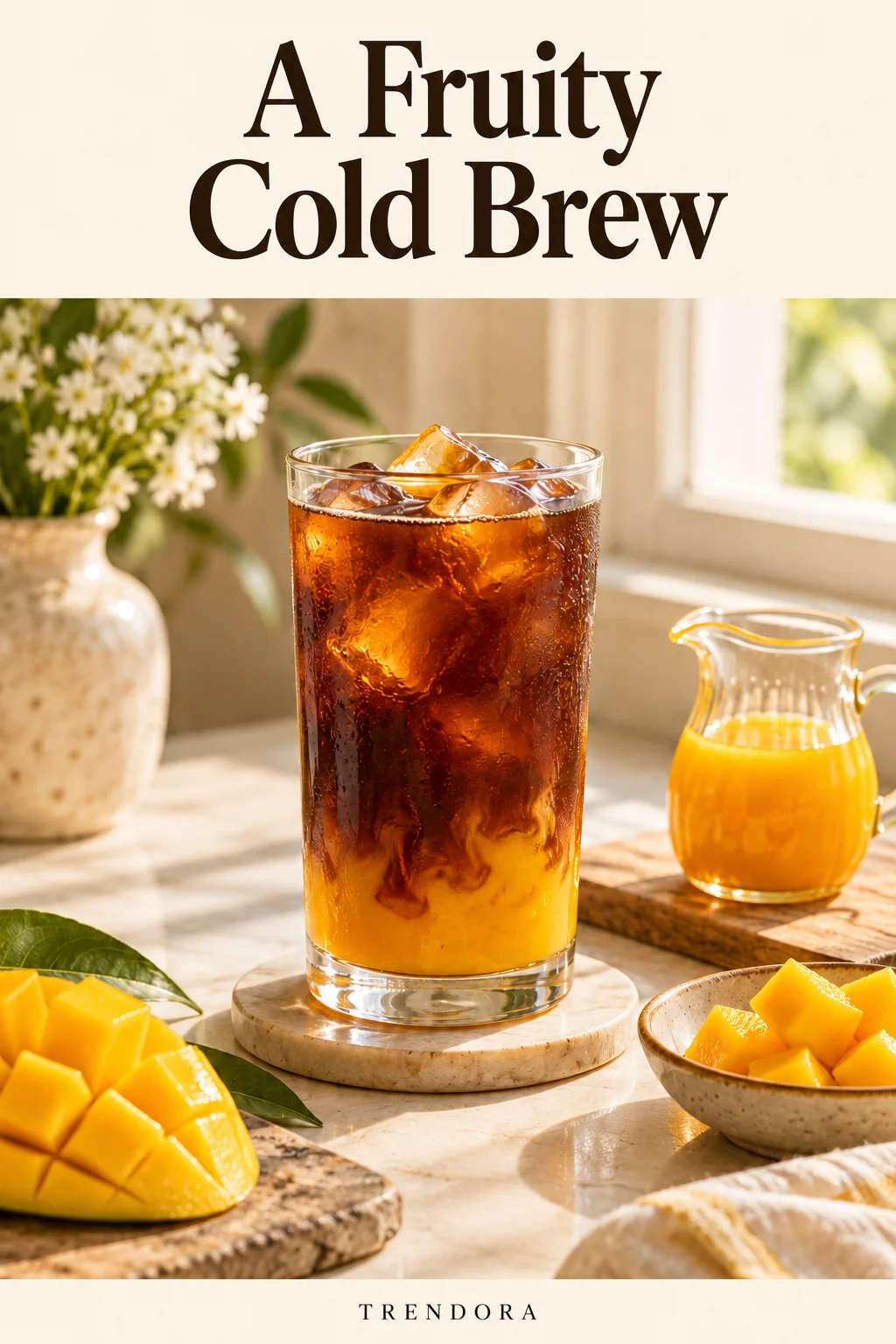 A Fruity Cold Brew — original InspoMint illustration