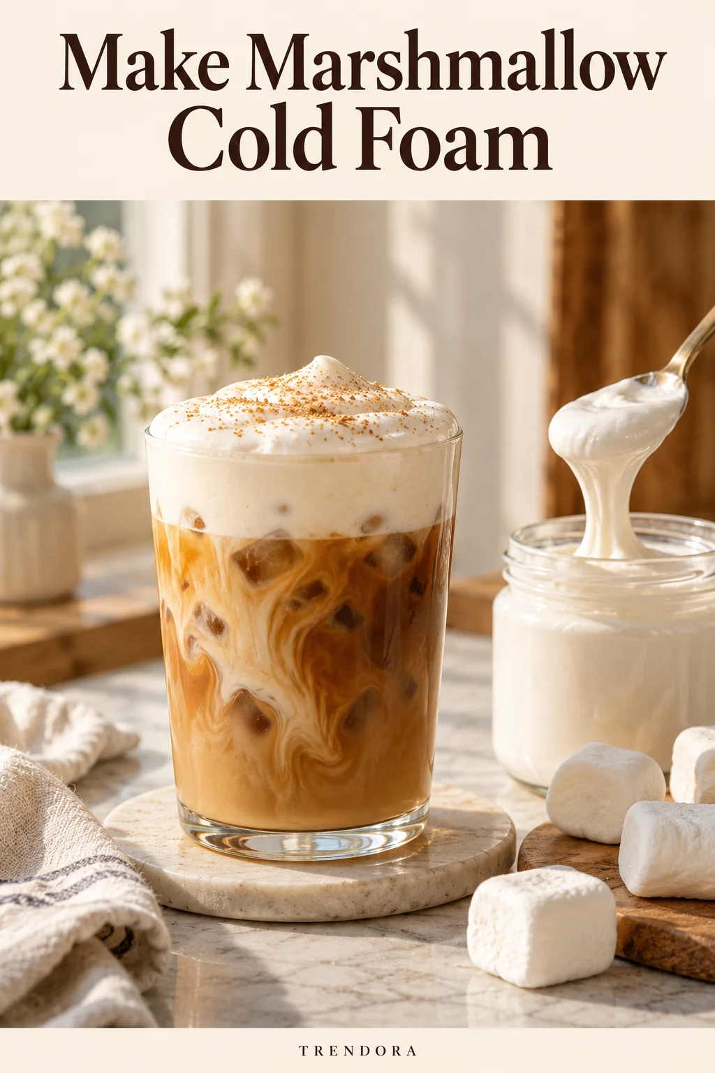 Make Marshmallow Cold Foam — original InspoMint illustration