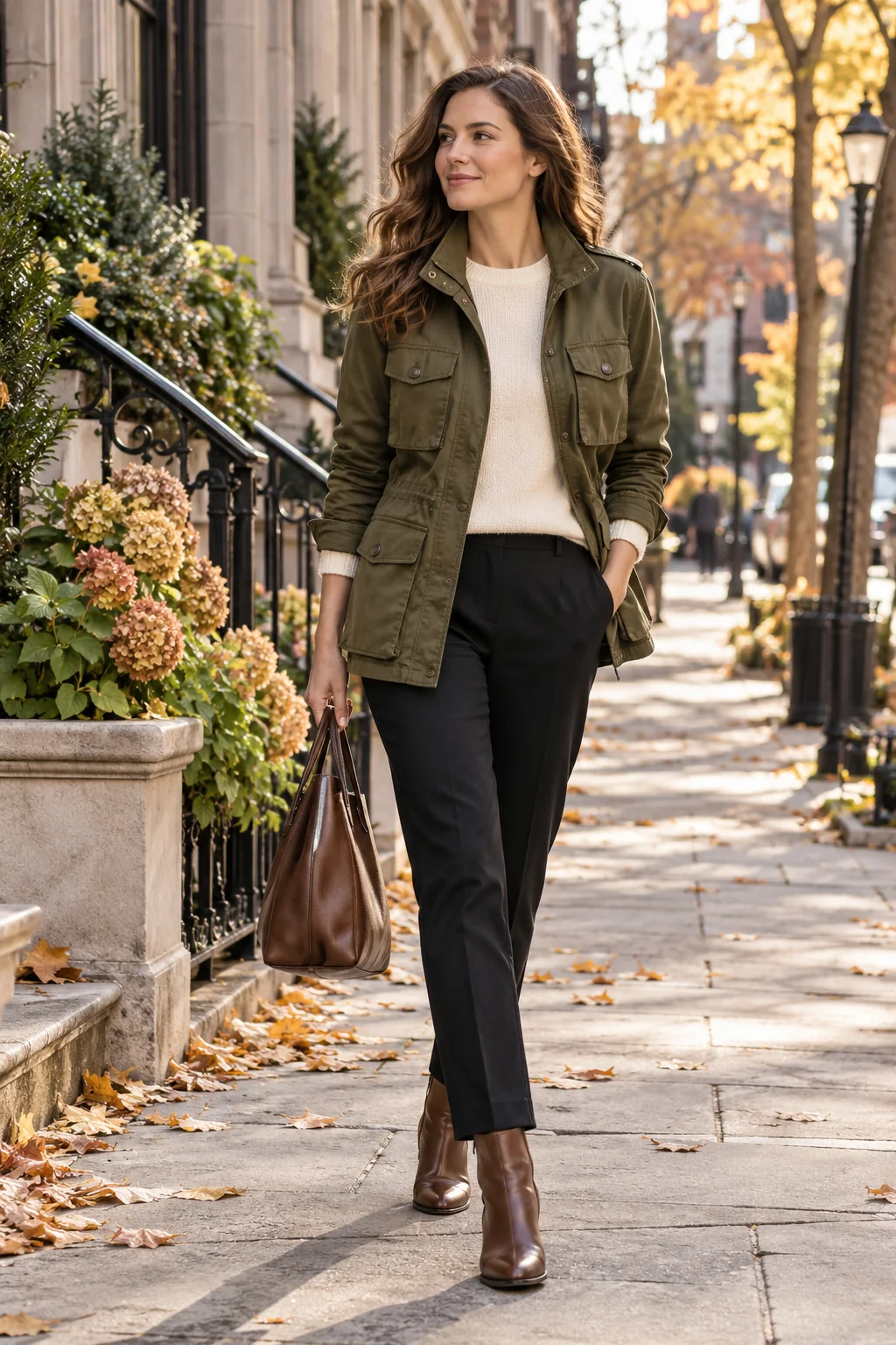 8 Military Jacket Outfits for Women to Wear in Fall