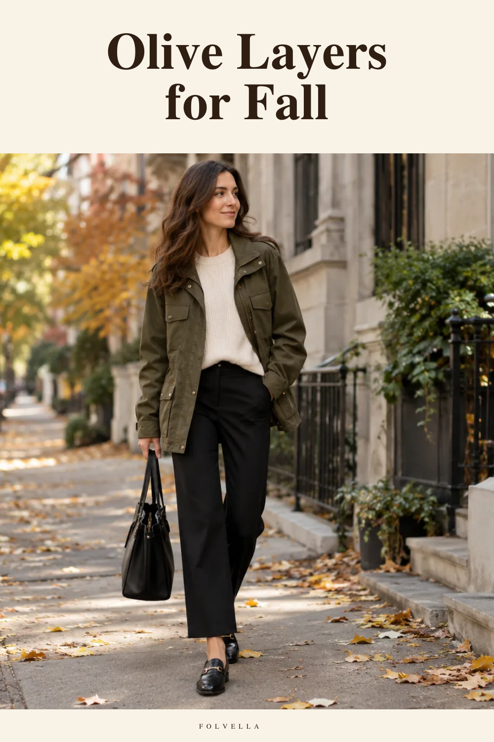 Olive Layers for Fall — original InspoMint illustration