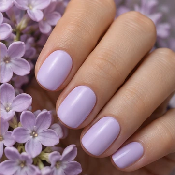 Choose a creamier two-coat lilac