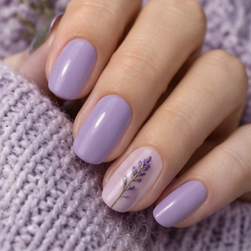 Keep the botanical detail to one hand or one finger