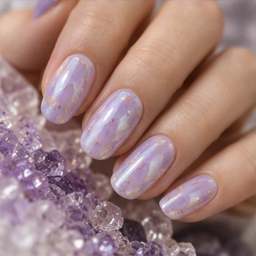 21 Milky Lilac Nail Ideas That Look Soft, Glossy and Expensive