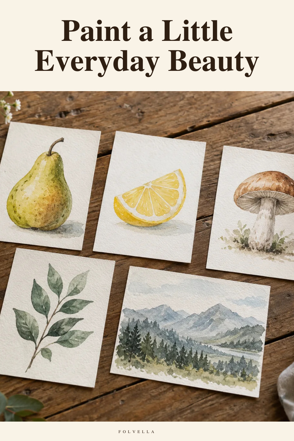 Paint a Little Everyday Beauty — original InspoMint illustration