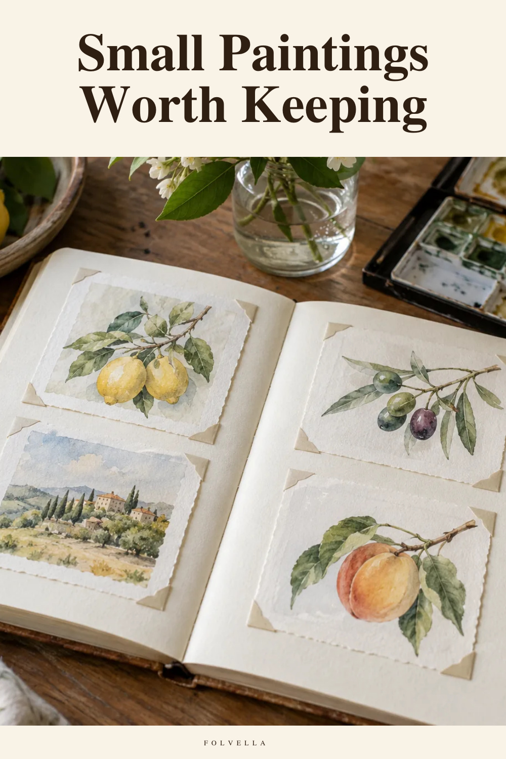 Small Paintings Worth Keeping — original InspoMint illustration