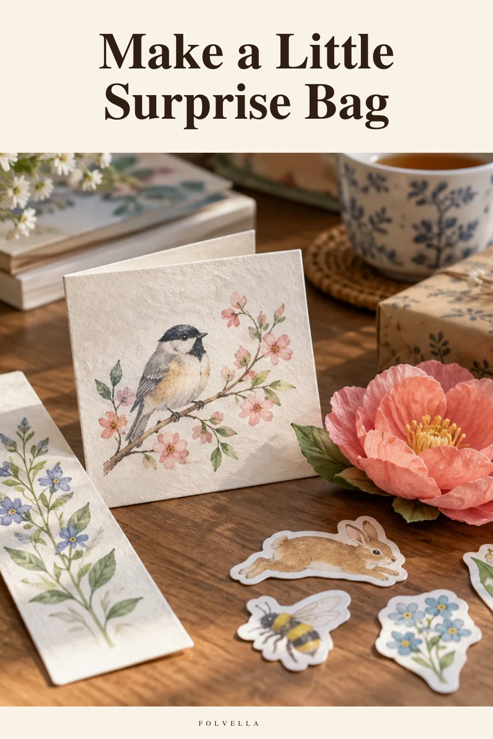 Make a Little Surprise Bag — original InspoMint illustration