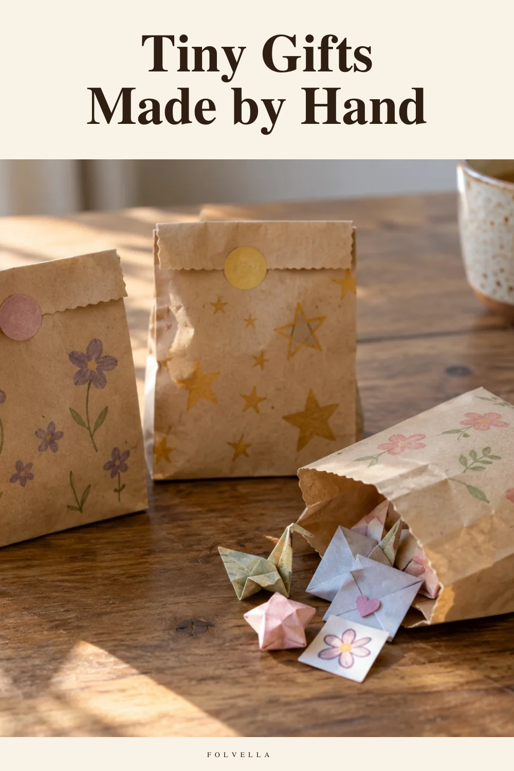 Tiny Gifts Made by Hand — original InspoMint illustration