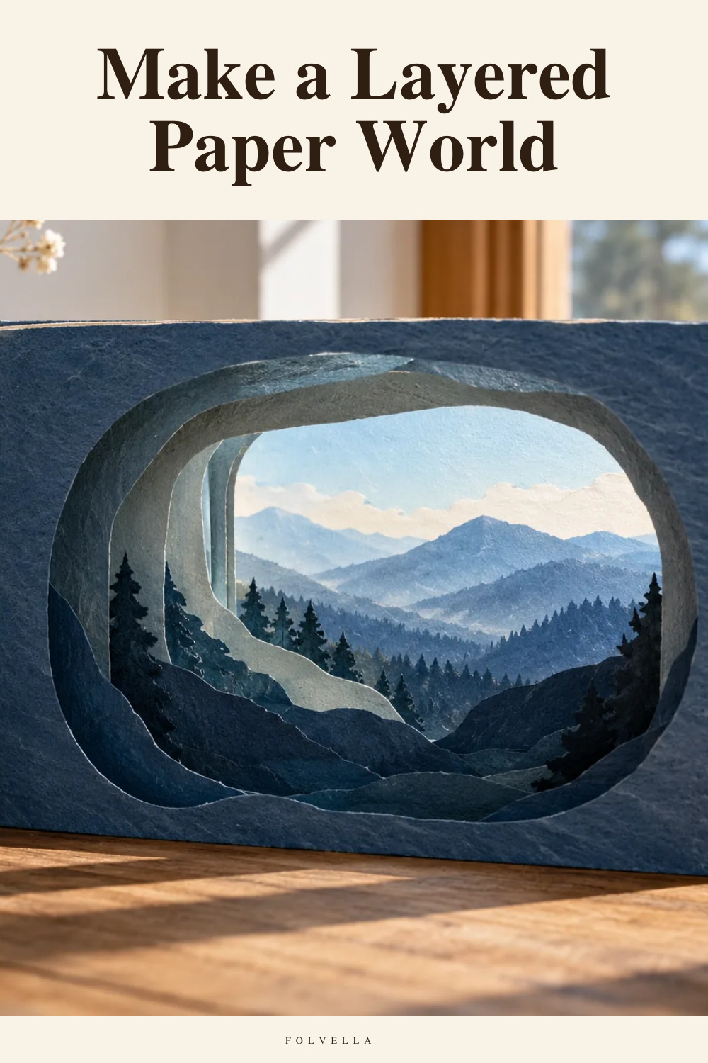 Make a Layered Paper World — original InspoMint illustration