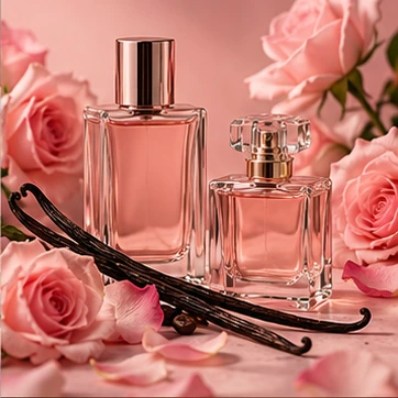Rose + Vanilla for a softer floral