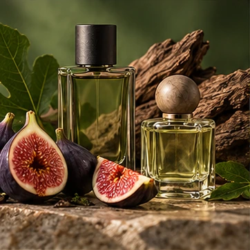 Fig + Dry Woods for a modern green-woody blend