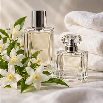 Jasmine + White Musk for a soft skin-scent effect