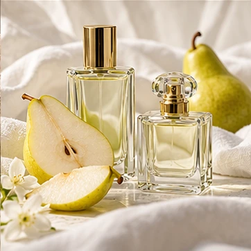 Pear + Musk for a bright skin scent