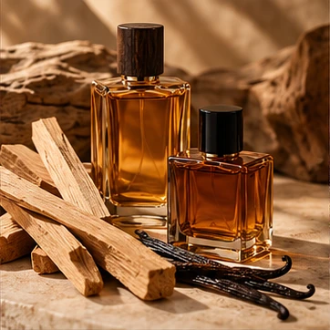 Sandalwood + Vanilla for smooth woody warmth
