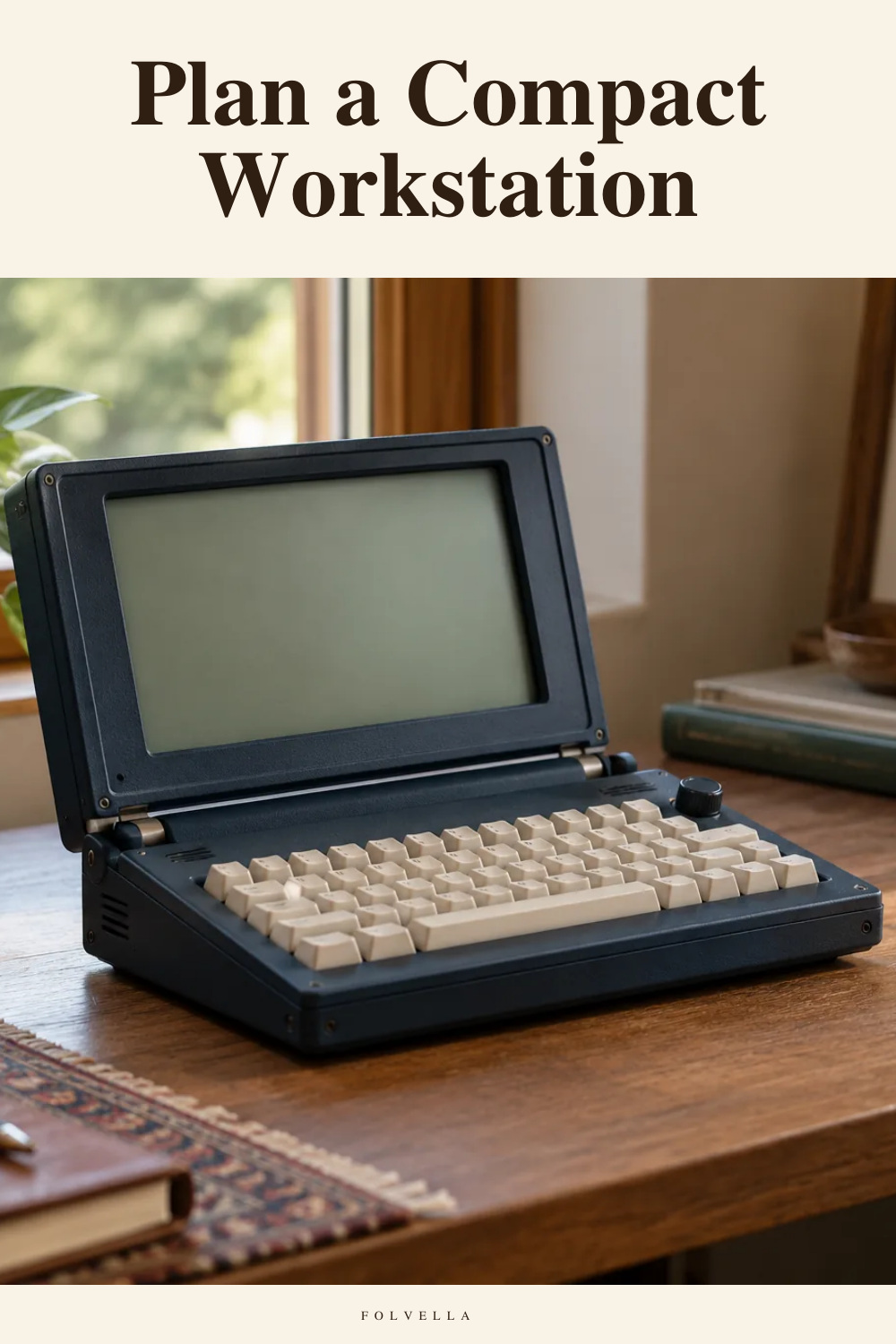 Plan a Compact Workstation — original InspoMint illustration
