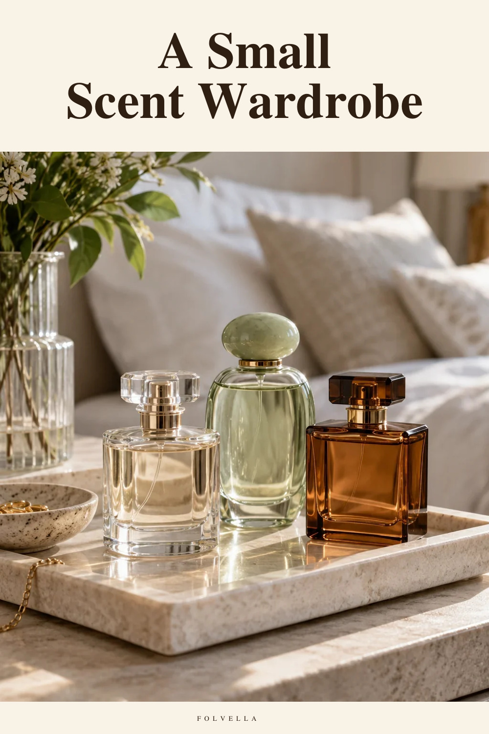 A Small Scent Wardrobe — original InspoMint illustration