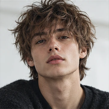 Use a textured fringe for a messier front