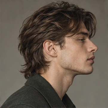 Keep only a subtle mullet length in the back