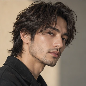 Pair the cut with light facial hair