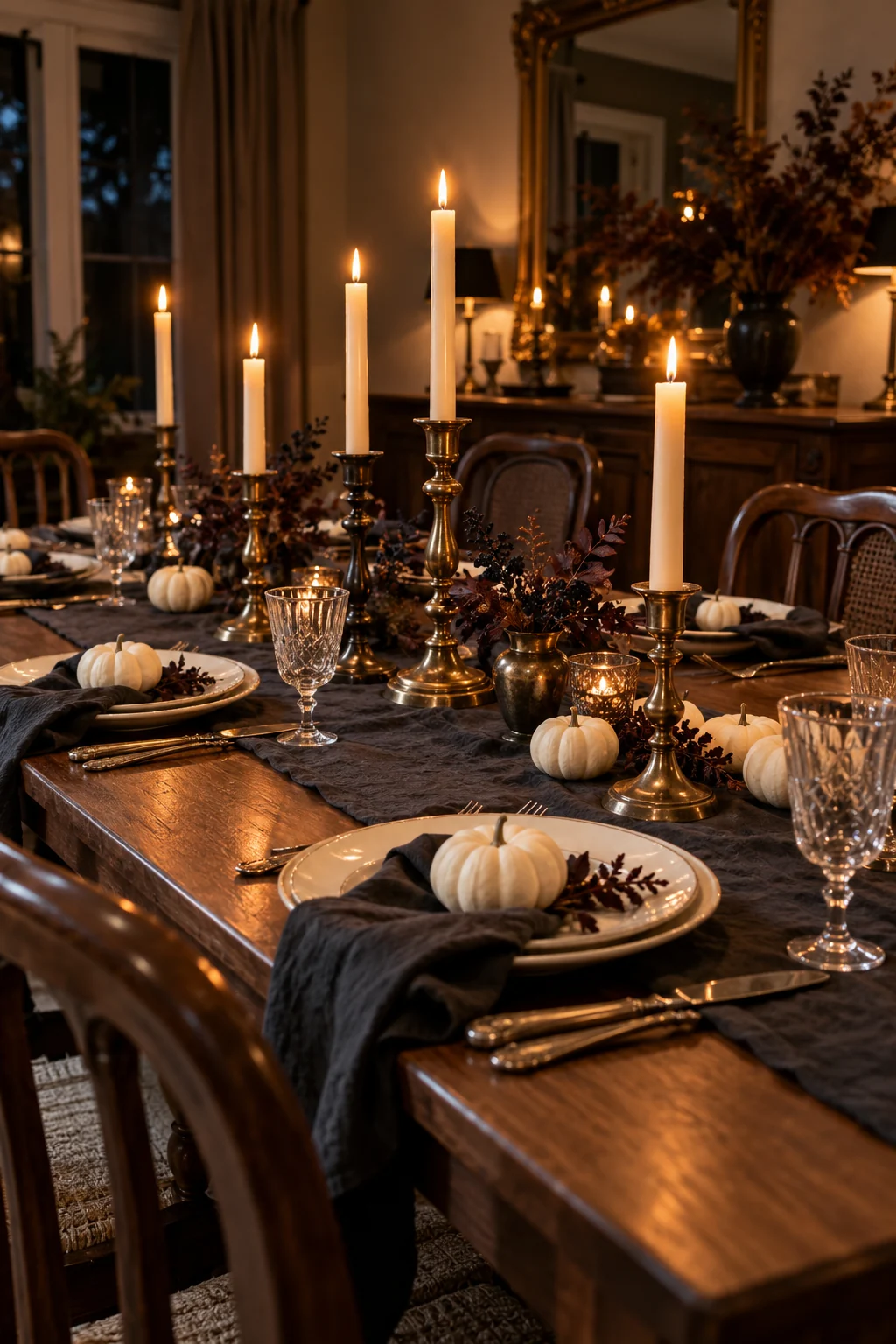 10 Thrifted Halloween Table Decor Ideas with Vintage Character