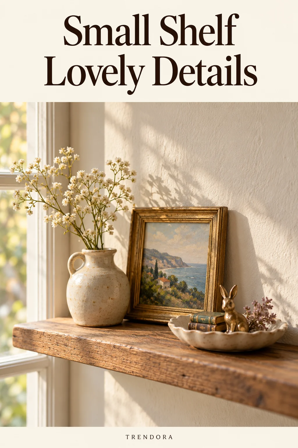 Small Shelf Lovely Details — original InspoMint illustration